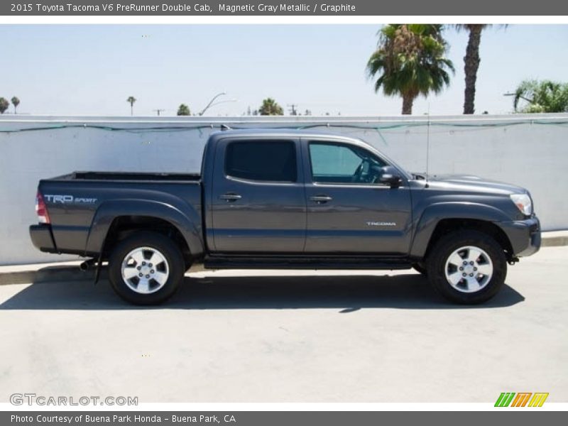 Magnetic Gray Metallic / Graphite 2015 Toyota Tacoma V6 PreRunner Double Cab
