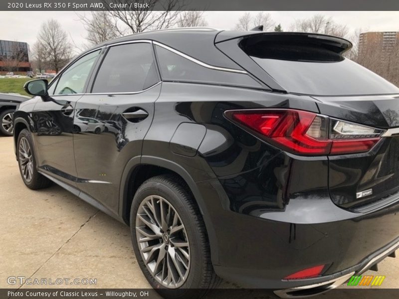 Caviar / Black 2020 Lexus RX 350 F Sport AWD