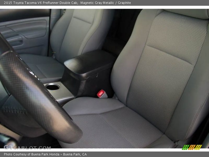 Magnetic Gray Metallic / Graphite 2015 Toyota Tacoma V6 PreRunner Double Cab