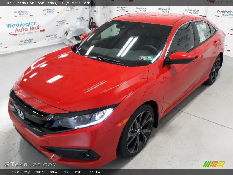 Rallye Red / Black 2020 Honda Civic Sport Sedan