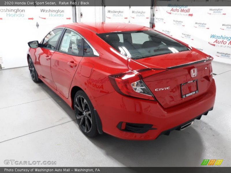 Rallye Red / Black 2020 Honda Civic Sport Sedan