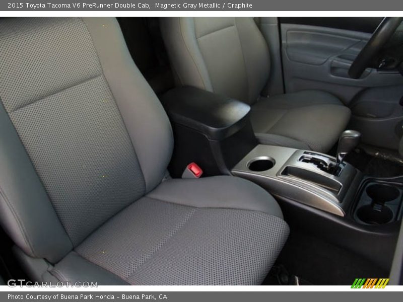 Magnetic Gray Metallic / Graphite 2015 Toyota Tacoma V6 PreRunner Double Cab