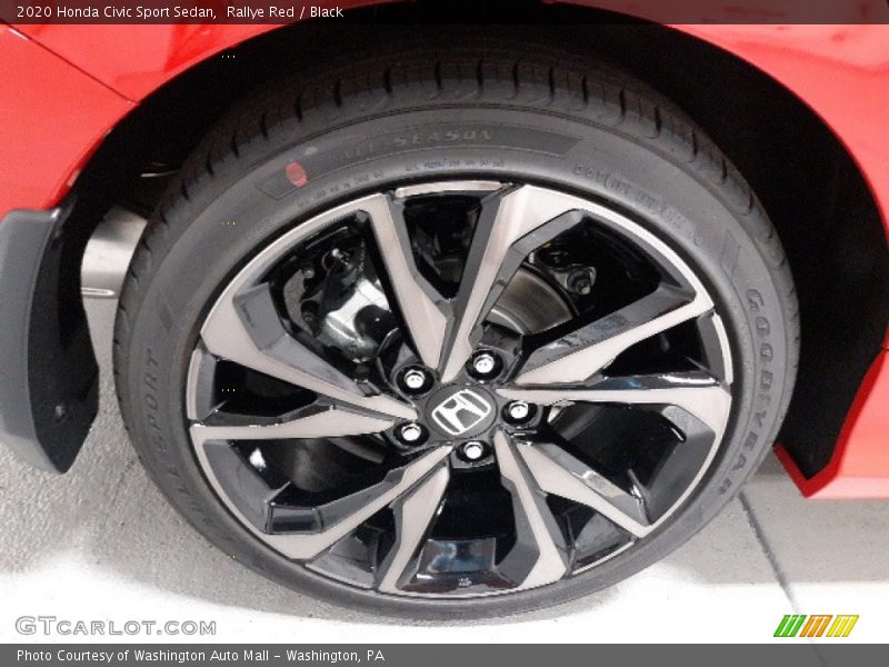 Rallye Red / Black 2020 Honda Civic Sport Sedan