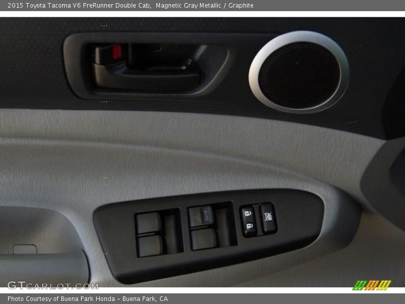 Magnetic Gray Metallic / Graphite 2015 Toyota Tacoma V6 PreRunner Double Cab