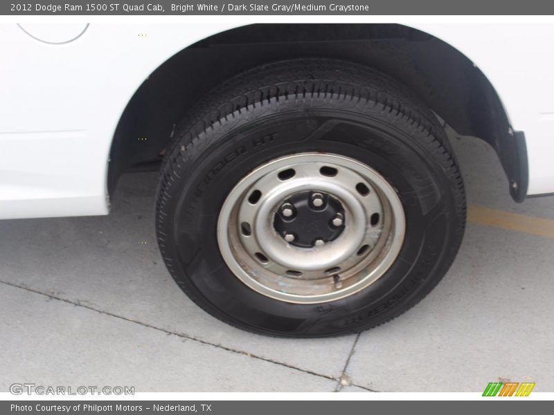 Bright White / Dark Slate Gray/Medium Graystone 2012 Dodge Ram 1500 ST Quad Cab