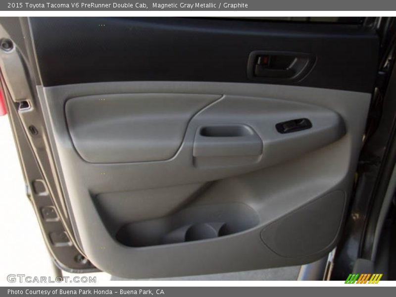 Magnetic Gray Metallic / Graphite 2015 Toyota Tacoma V6 PreRunner Double Cab