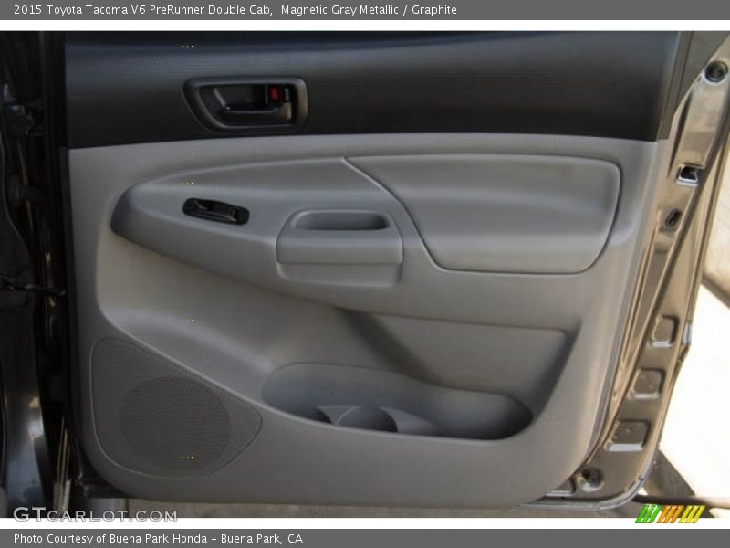 Magnetic Gray Metallic / Graphite 2015 Toyota Tacoma V6 PreRunner Double Cab