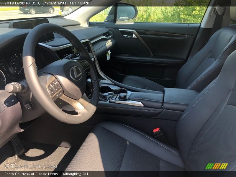 Eminent White Pearl / Black 2019 Lexus RX 350