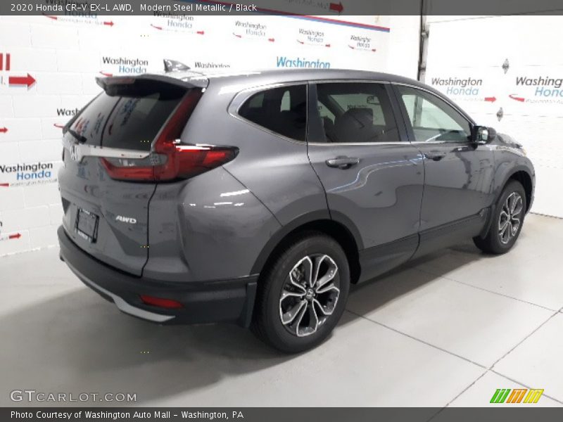 Modern Steel Metallic / Black 2020 Honda CR-V EX-L AWD