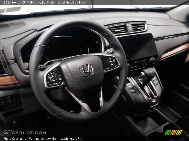Modern Steel Metallic / Black 2020 Honda CR-V EX-L AWD