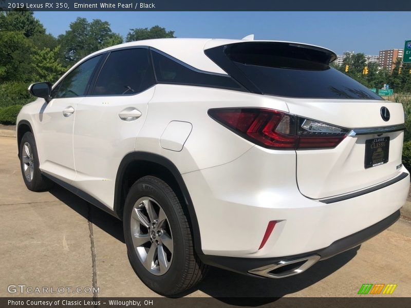 Eminent White Pearl / Black 2019 Lexus RX 350