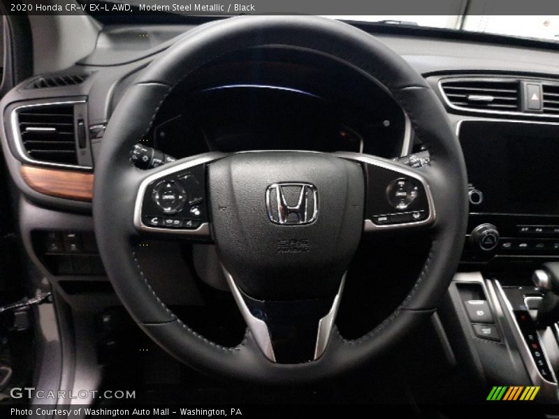 Modern Steel Metallic / Black 2020 Honda CR-V EX-L AWD