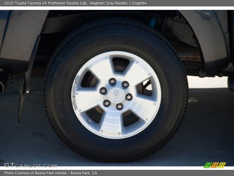 Magnetic Gray Metallic / Graphite 2015 Toyota Tacoma V6 PreRunner Double Cab