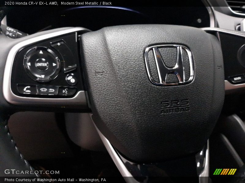 Modern Steel Metallic / Black 2020 Honda CR-V EX-L AWD