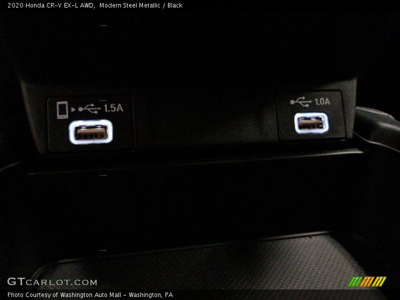 Modern Steel Metallic / Black 2020 Honda CR-V EX-L AWD