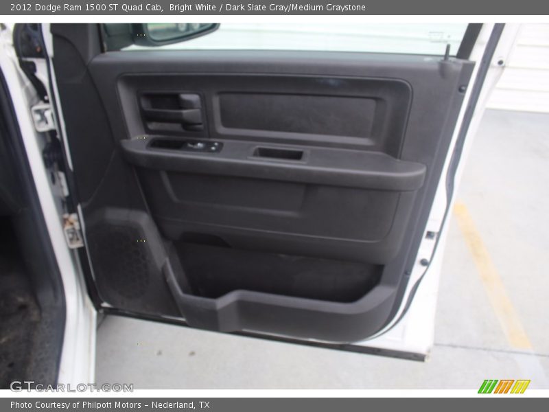 Bright White / Dark Slate Gray/Medium Graystone 2012 Dodge Ram 1500 ST Quad Cab