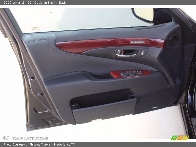 Obsidian Black / Black 2009 Lexus LS 460