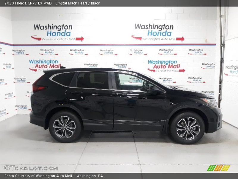 Crystal Black Pearl / Black 2020 Honda CR-V EX AWD