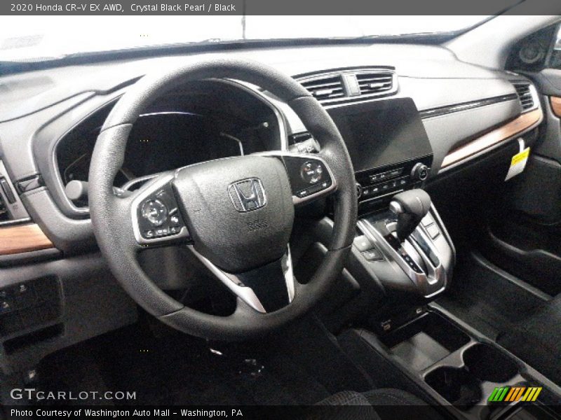 Crystal Black Pearl / Black 2020 Honda CR-V EX AWD