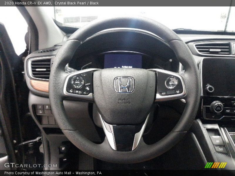 Crystal Black Pearl / Black 2020 Honda CR-V EX AWD