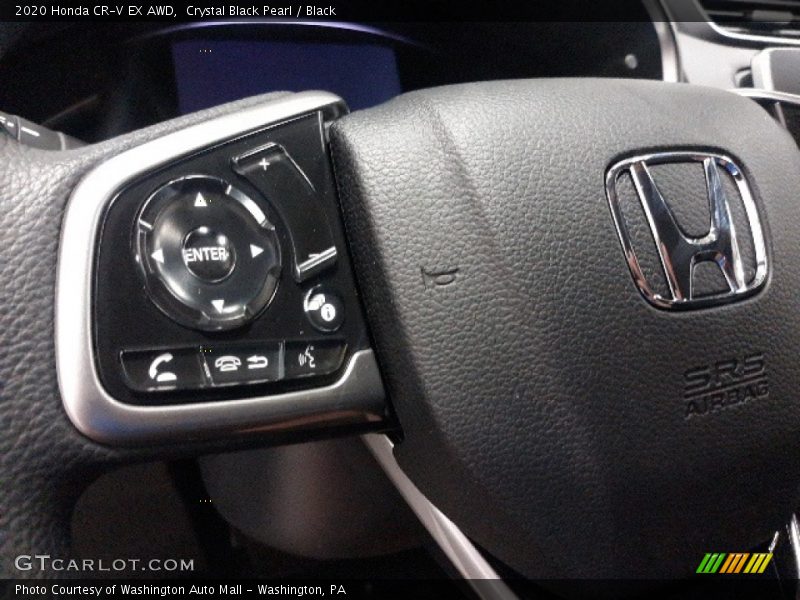 Crystal Black Pearl / Black 2020 Honda CR-V EX AWD