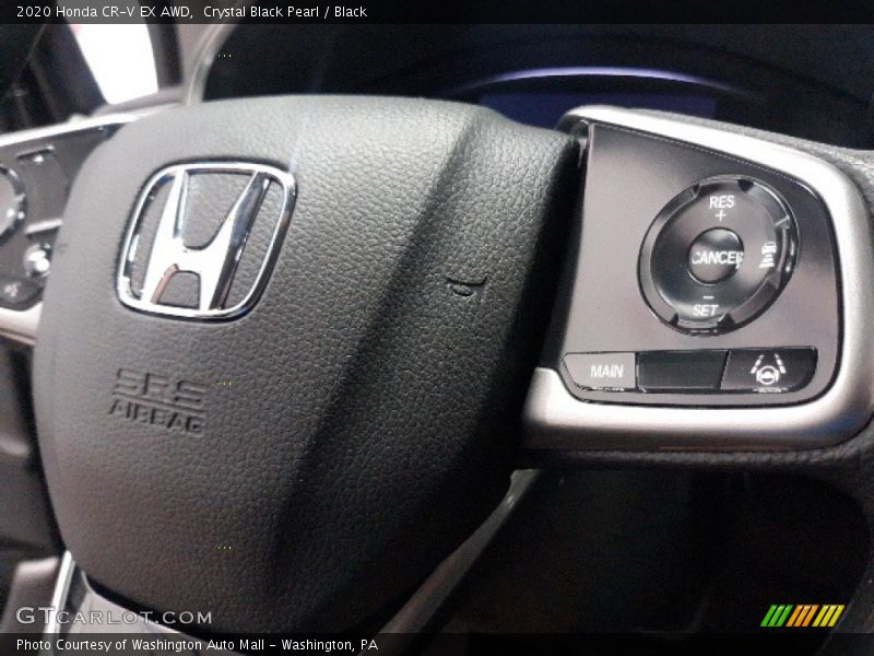 Crystal Black Pearl / Black 2020 Honda CR-V EX AWD