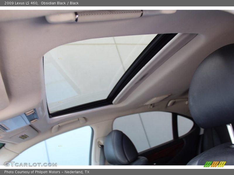 Obsidian Black / Black 2009 Lexus LS 460