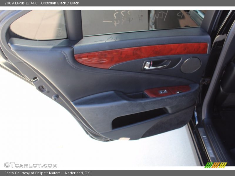 Obsidian Black / Black 2009 Lexus LS 460