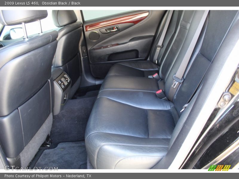 Obsidian Black / Black 2009 Lexus LS 460