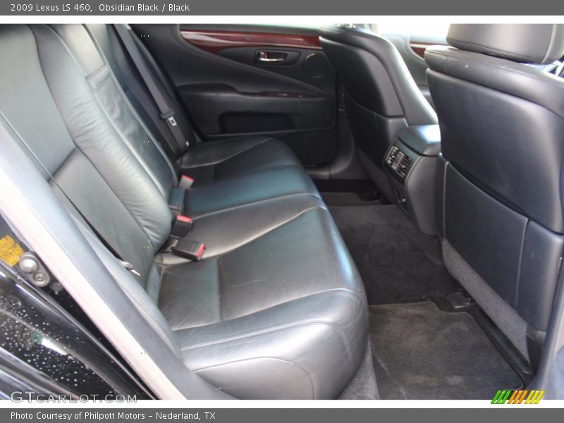 Obsidian Black / Black 2009 Lexus LS 460