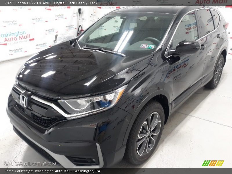 Crystal Black Pearl / Black 2020 Honda CR-V EX AWD