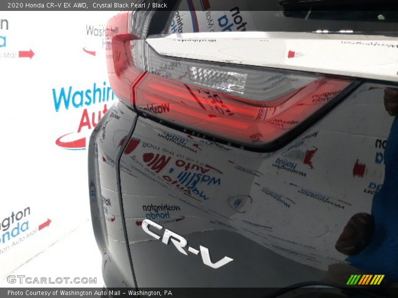 Crystal Black Pearl / Black 2020 Honda CR-V EX AWD