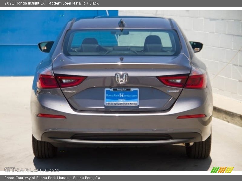 Modern Steel Metallic / Black 2021 Honda Insight LX