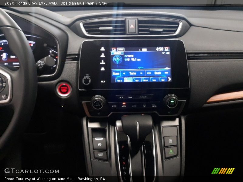 Obsidian Blue Pearl / Gray 2020 Honda CR-V EX-L AWD