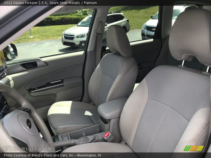 Spark Silver Metallic / Platinum 2011 Subaru Forester 2.5 X