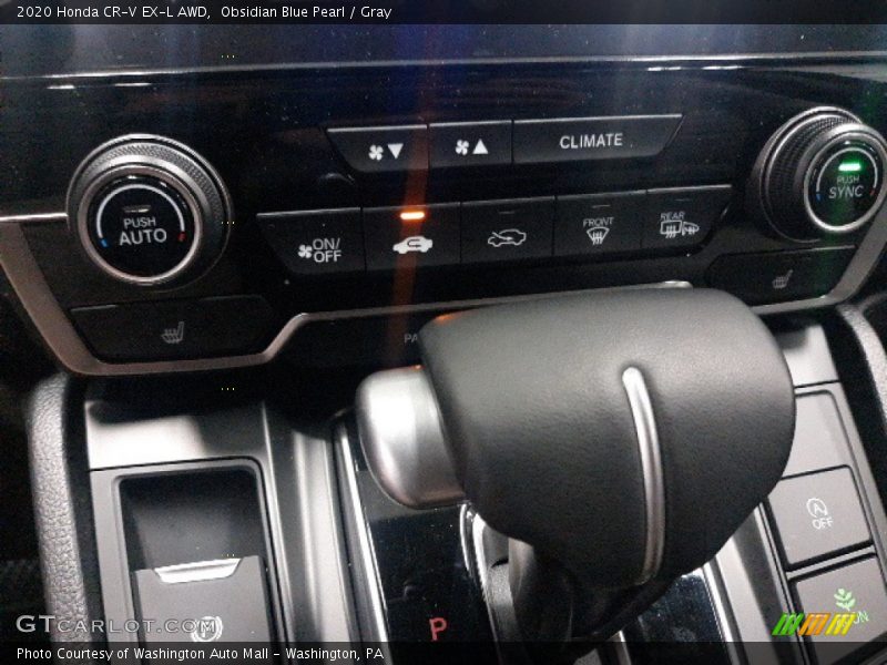 Obsidian Blue Pearl / Gray 2020 Honda CR-V EX-L AWD