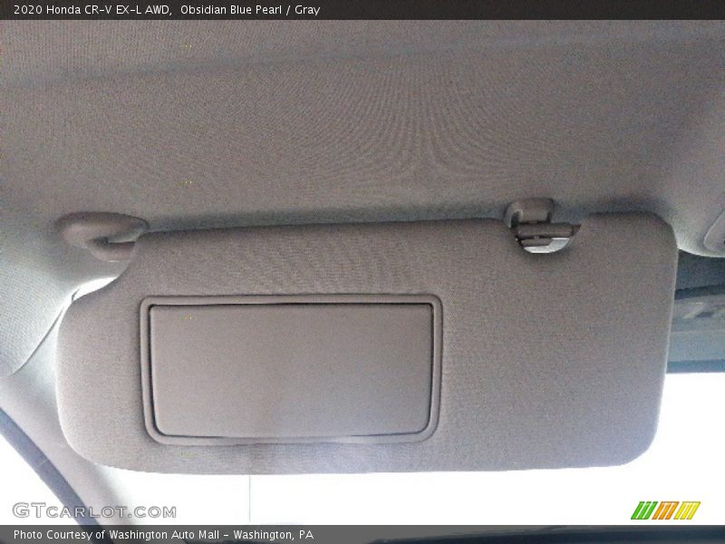 Obsidian Blue Pearl / Gray 2020 Honda CR-V EX-L AWD