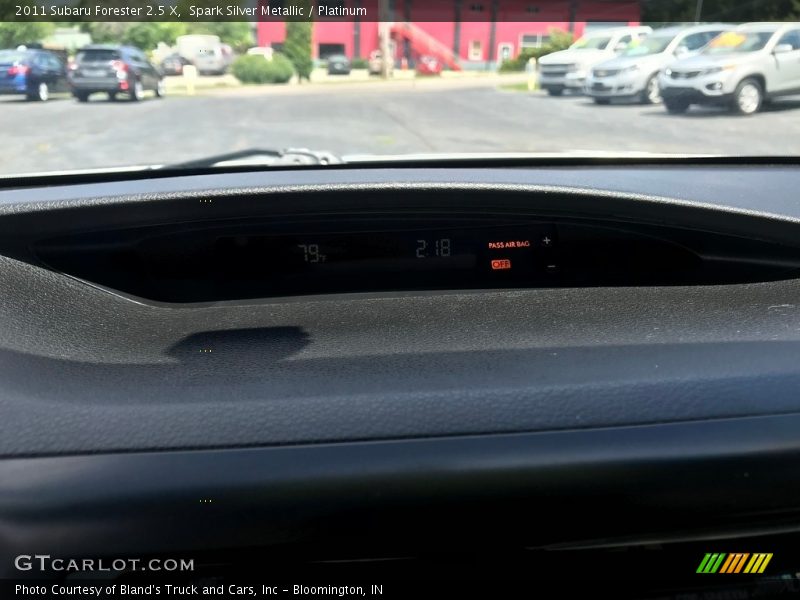 Spark Silver Metallic / Platinum 2011 Subaru Forester 2.5 X