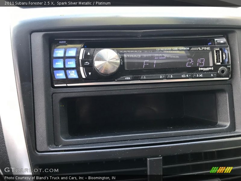 Spark Silver Metallic / Platinum 2011 Subaru Forester 2.5 X