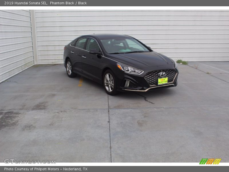 Phantom Black / Black 2019 Hyundai Sonata SEL