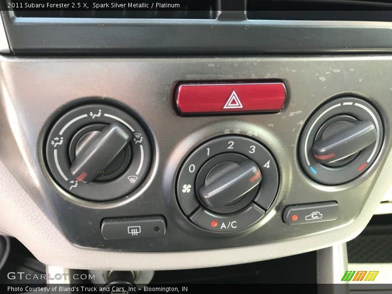 Spark Silver Metallic / Platinum 2011 Subaru Forester 2.5 X