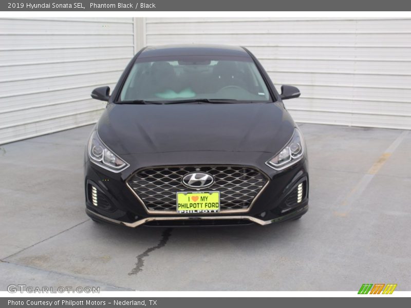 Phantom Black / Black 2019 Hyundai Sonata SEL