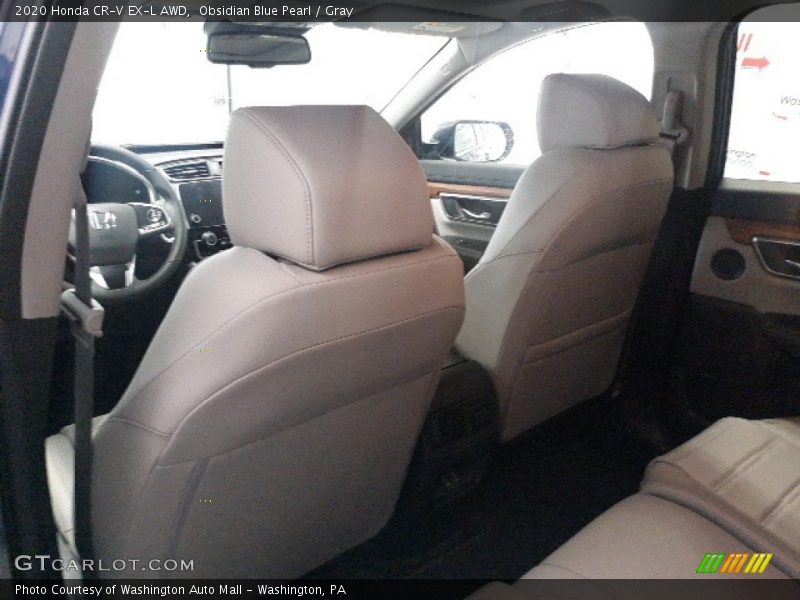 Obsidian Blue Pearl / Gray 2020 Honda CR-V EX-L AWD