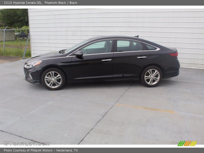 Phantom Black / Black 2019 Hyundai Sonata SEL