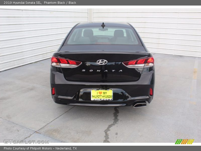 Phantom Black / Black 2019 Hyundai Sonata SEL