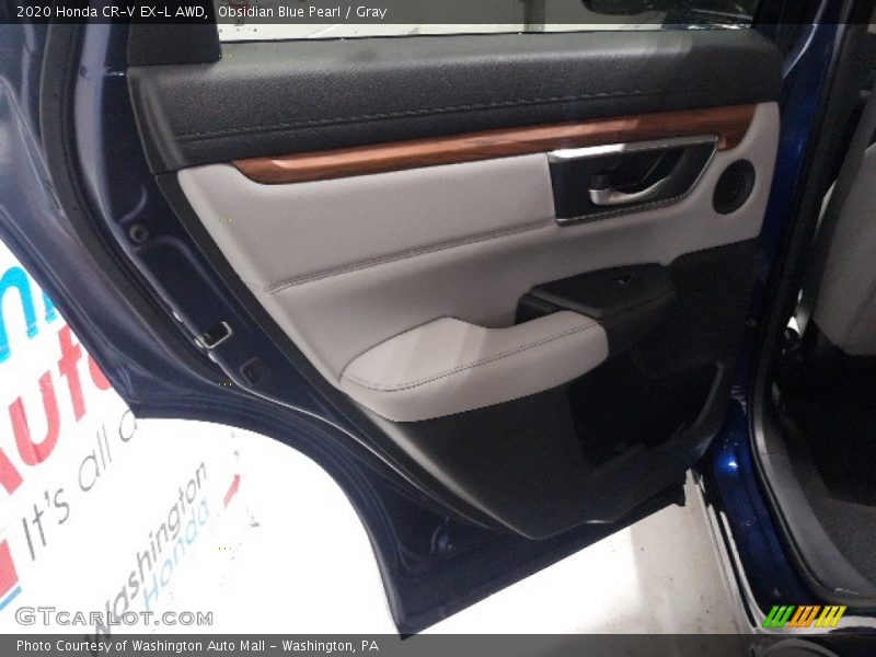 Obsidian Blue Pearl / Gray 2020 Honda CR-V EX-L AWD