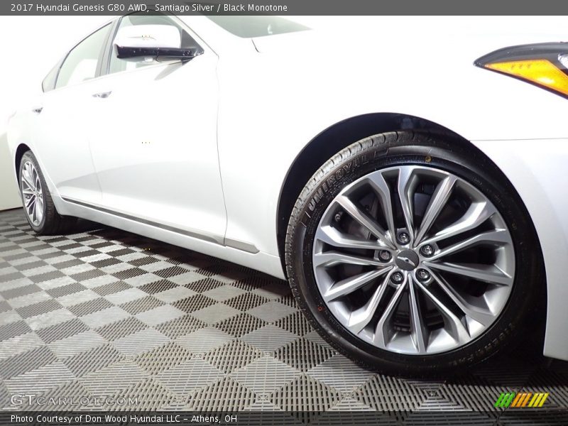 Santiago Silver / Black Monotone 2017 Hyundai Genesis G80 AWD