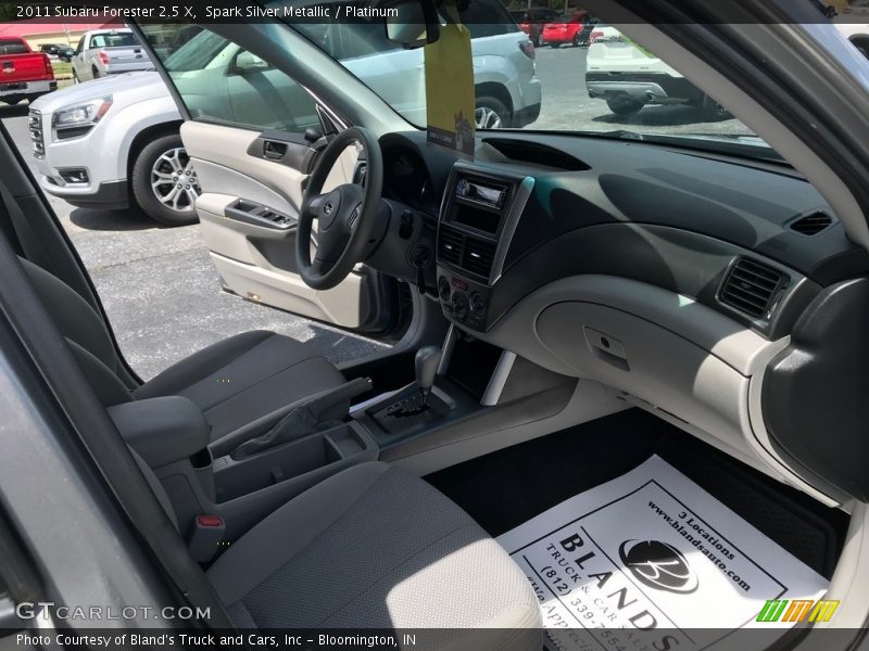 Spark Silver Metallic / Platinum 2011 Subaru Forester 2.5 X