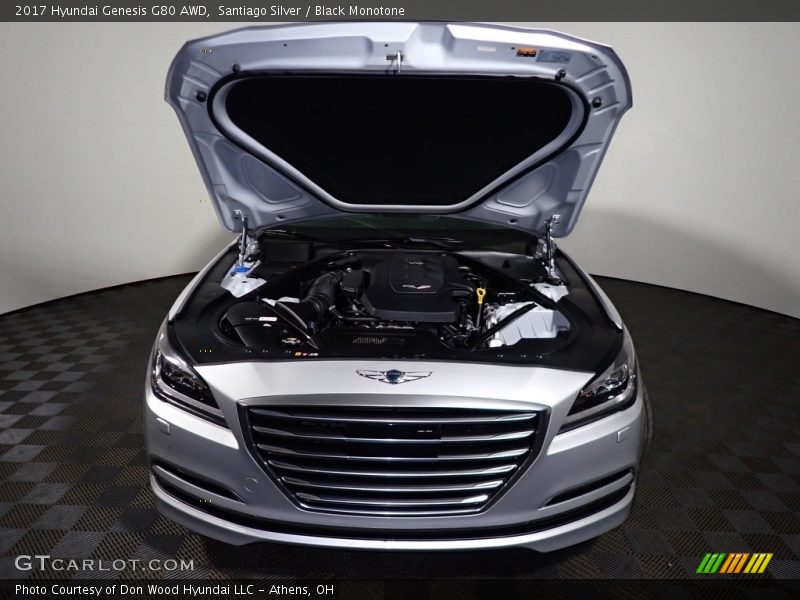 Santiago Silver / Black Monotone 2017 Hyundai Genesis G80 AWD