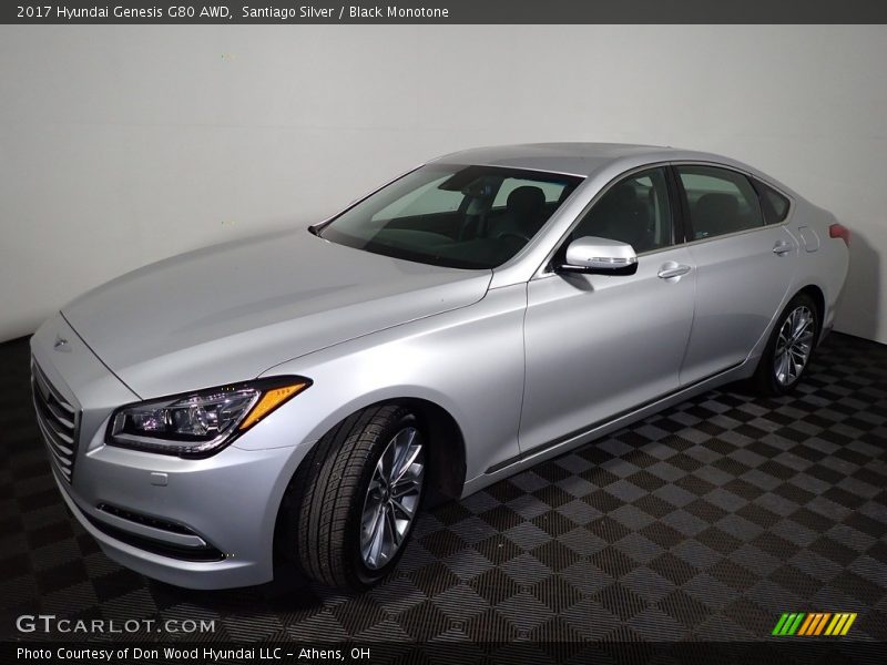 Santiago Silver / Black Monotone 2017 Hyundai Genesis G80 AWD
